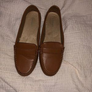 Brown loafers